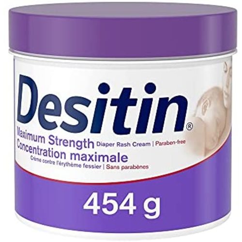 Desitin Diaper Rash Cream for Baby, Zinc Oxide Cream, 454g/16 oz, {Imported from Canada}