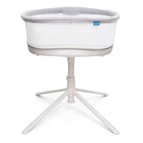HALO Innovations BassiNest Connected Swivel Sleeper 3.0 Smart Baby Bassinet - Gray