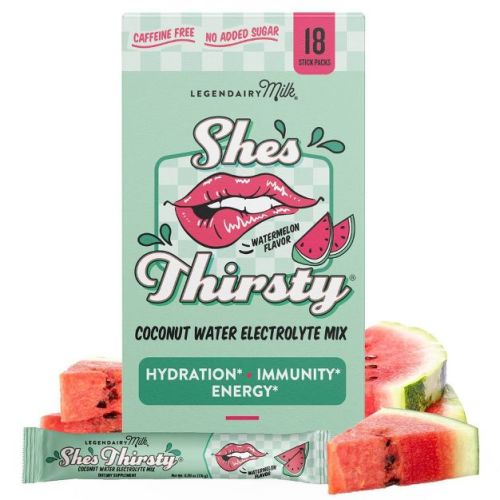 Legendairy Milk Powder She's Thirsty Hydration Supplement - Watermelon - 18ct