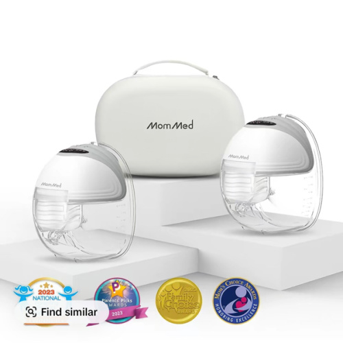 MomMed Wearable Breast Pumps, Hands Free Breast Pump S21 With Strong Suction, Low Noise & LED Display, Full In Bra Portable Electric Breast Pump with 3 Modes & 12 Levels Nursing Feeding Care - TikTok Shop