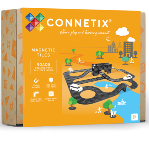 CONNETIX | Creative Roads Pack, 48 Pieces