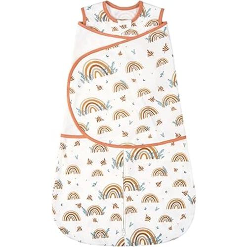 ZIGJOY Baby Swaddle Sleep Sack, 1.0 TOG Sleep Sack Swaddles for Newborns & infant 0-6 Months 100% Cotton Baby Wearable Blanket for Newborn Registry Essentials