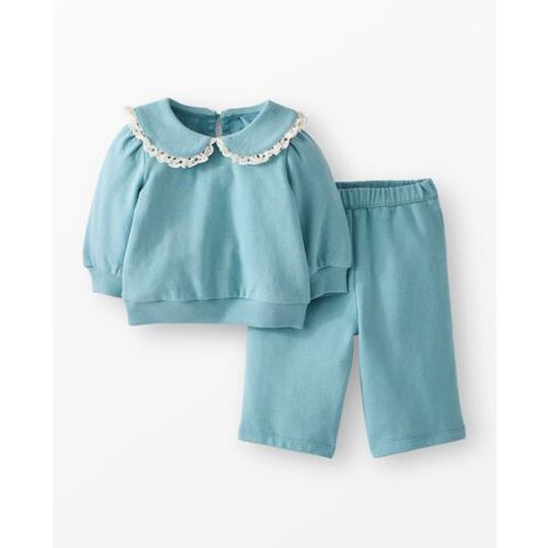Baby French Terry Collared Top & Pants Set