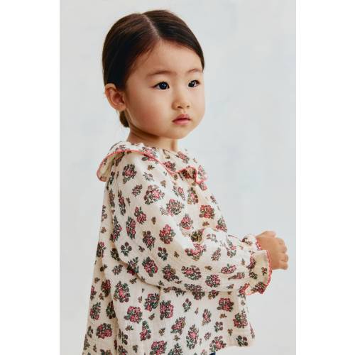 COTTON MUSLIN BLOUSE