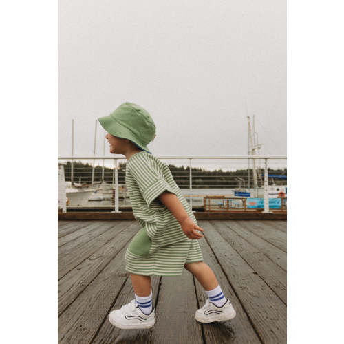 Lennon Set in Aspen Green Stripe