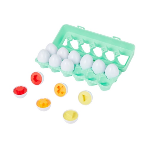 13 Piece Play & Learn Matching Eggs - Anko