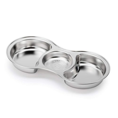 Grosmimi Stainless Steel Food Tray with 3 Compartment – Zezebaebae