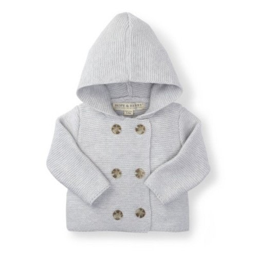 Hope & Henry Baby Hooded Sweater