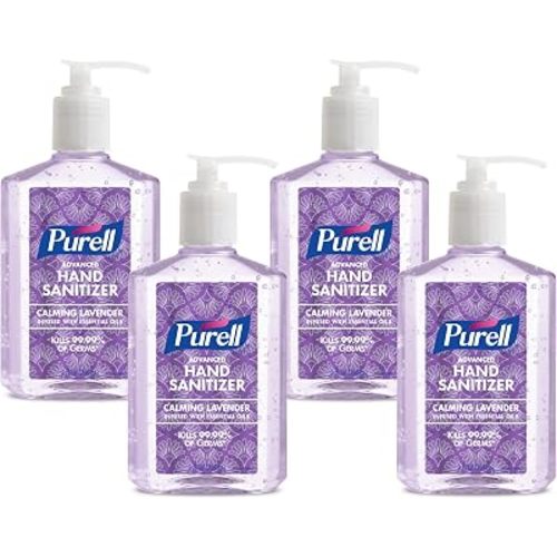 Purell Hand Sanitizer Design Series Lavender 4ct x 8 fl oz - 3915-06-ECDECO