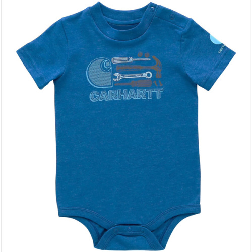 Boys' Short Sleeve Tools Bodysuit (Infant) | New Kids Gear | Carhartt