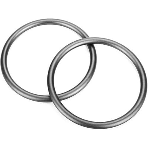 Accmor Aluminium Baby Sling Ring 3 inch Soft Wrap Carrier Rings Accessory for Infants Toddlers Newborn Kids (Gray)