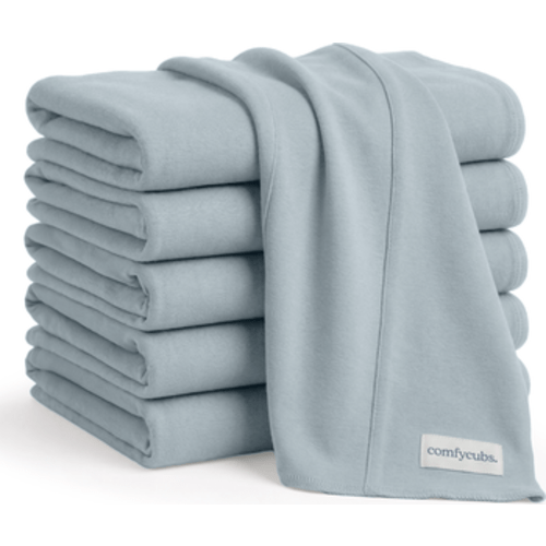 Cotton Burp Cloths - Pack of 6