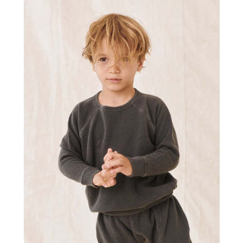 The Little College Sweatshirt. Solid -- Washed Black