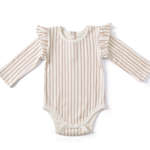 Long Sleeve Ruffle One-Piece