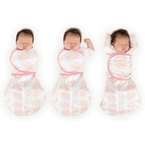SwaddleDesigns 6-Way Omni Swaddle Sack, Arms Up Swaddle for Newborn, More Options to Calm Startle Reflex, Improves Sleep