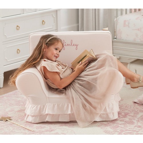 Anywhere Chair®, Dusty Blush Ruffle