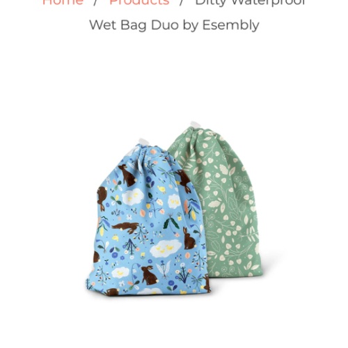 Ditty Waterproof Wet Bag by Esembly | Shop Jillian's Drawers