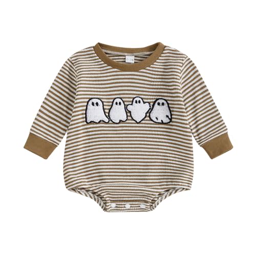 Kavousa Baby Boy Clothes Baby Halloween Outfit Baby Sweatshirt Romper Fall Winter Cute Infant Clothing