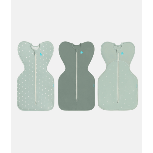 Swaddle Up Starter Bundle | 1.0 | 1.5 TOG | Olive Moon | Deep Olive | Olive Twigs