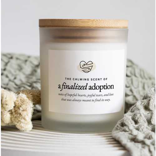Adoption Gifts, New Parent Gift Adoption, Adoption Day Candle, Gotcha Day, Meaningful Gift, Child Adoption, Blended Family, Baby Adoption