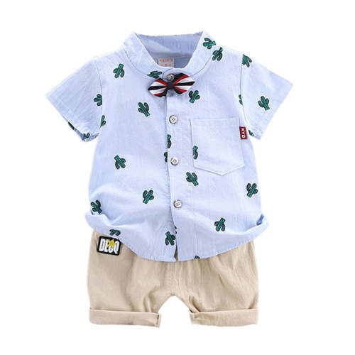 Toimothcn Baby Boys Clothes Outfits Sets Cactus Printed Tops Casual 2PC Set Dailywear