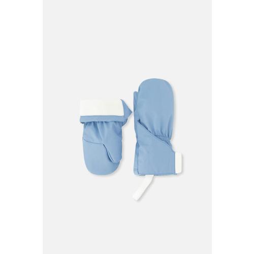 Lined Baby Mittens Blue-Grey