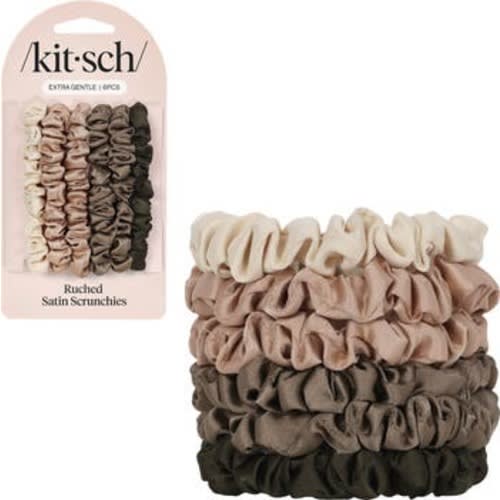 Satin Ultra Petite 6-Pack Scrunchies