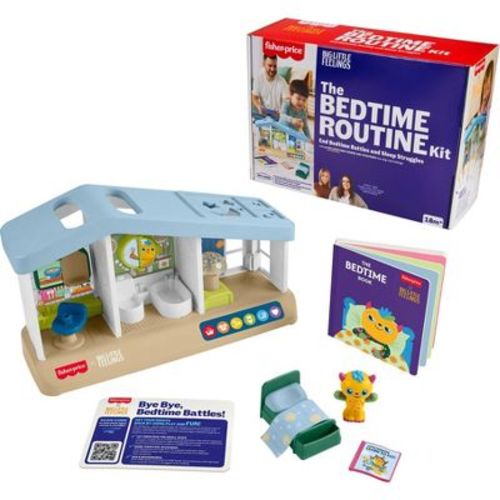 Fisher-Price Big Little Feelings Bedtime Routine Kit: Set of Toys & Tips for Toddlers & Kids