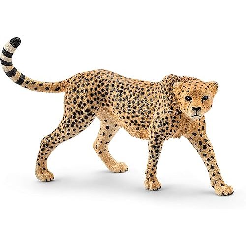 Schleich Wild Life - Realistic Cheetah Figurine Toy - Kids Ages 3+ | 14746
