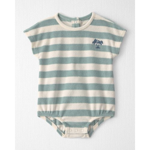 Baby Terry Bubble Made with Organic Cotton in Stripes - Little Planet | Carter's