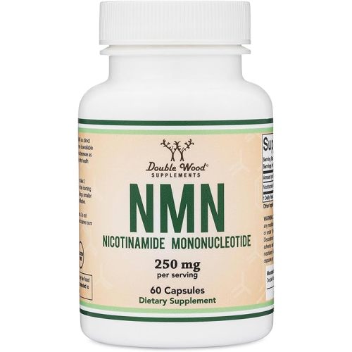 Double Wood Supplements NMN (Nicotinamide Mononucleotide) 250mg, 60 Capsules - 30 Servings, Gluten Free