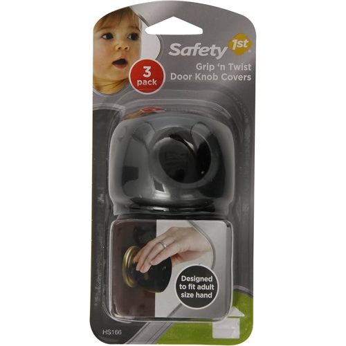Safety 1st Grip N' Twist Door Knob Covers, Decor, 3-Count