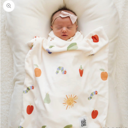 THE VERY HUNGRY CATERPILLAR™ MINKY STRETCH LUXE BLANKETS – Saranoni