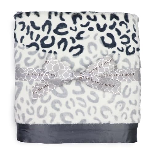 Leopard Shadow Luxe Throw (45" x 59") by Little Giraffe