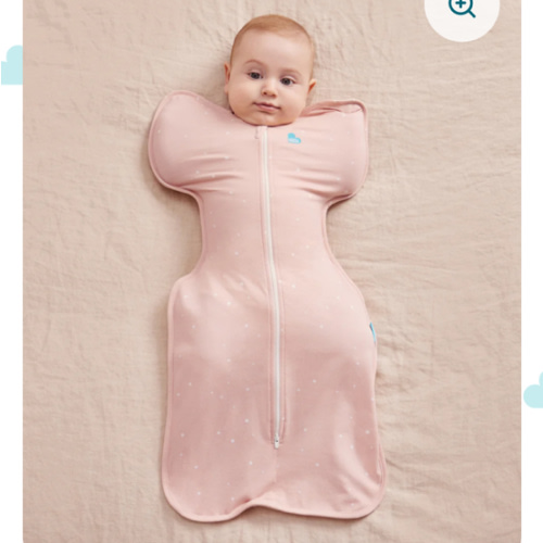Swaddle Up™ 1.0 TOG Cotton Powder Pink Twinkle