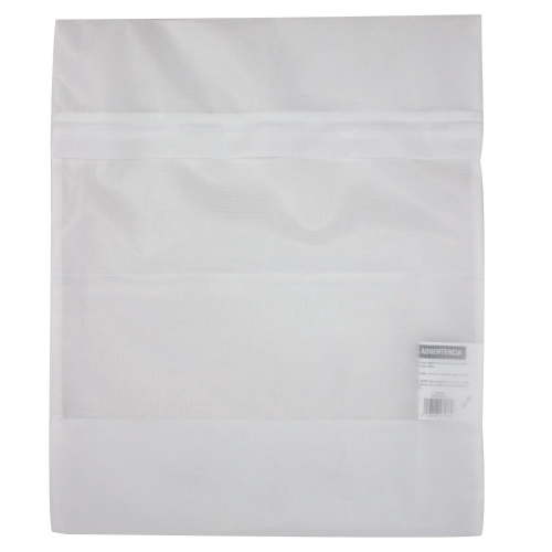 Mainstays Delicates White Polyester Mesh Wash Bag with Zipper Closure, 15" x 18"