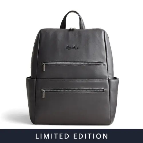 Eras Backpack™ Midi Diaper Bag - Storm (Dark Gray)