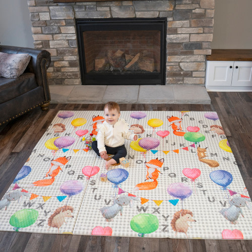 Toddleroo by North States Superyard® Folding ABC Balloon Ride Play Mat
