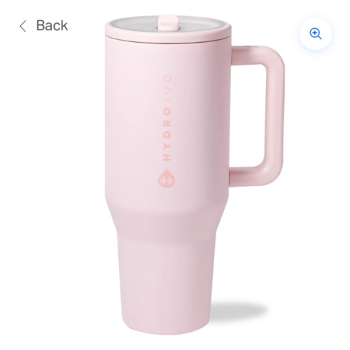 HydroJug Traveler 40oz – Pink Sand Insulated Tumbler