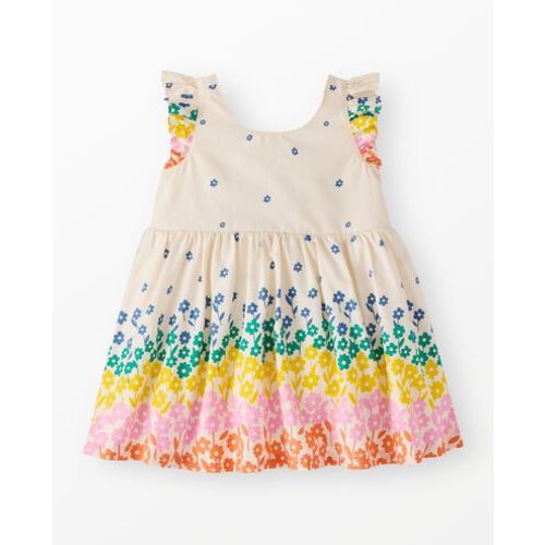 Baby Ruffle Sleeve Poplin Dress