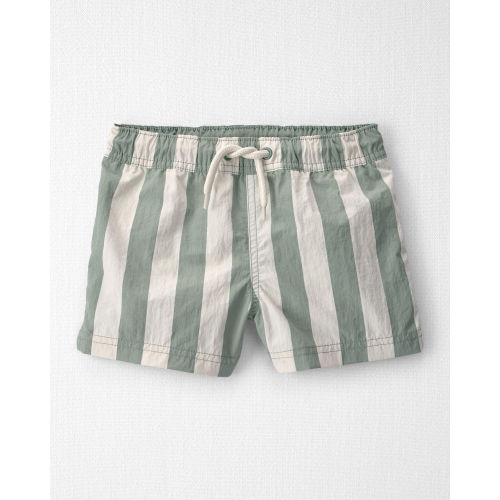 Toddler Boy Recycled Swim Trunks in Stripes - Little Planet | Carter's