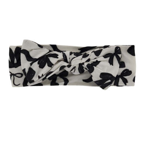Monochrome Bows Bamboo Headband