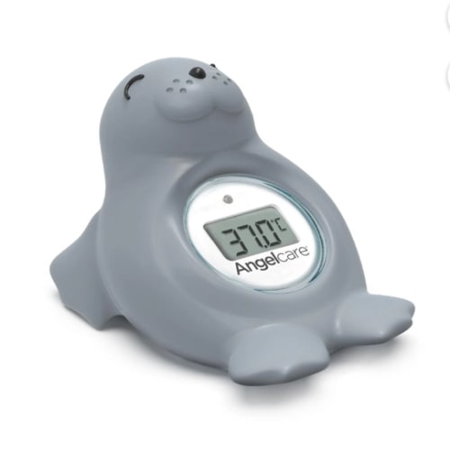 Thermomètre bain et chambre Angelcare® pour bébé, alerte température, arrêt automatique, pile incluse Mesure la température bain/chambre - Walmart.ca