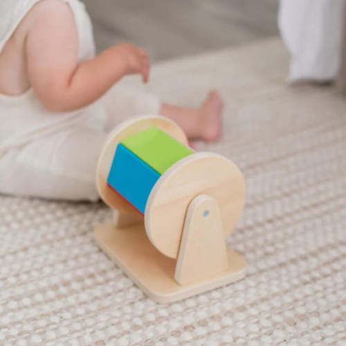 Montessori Spinning Drum - A Toy Your Baby Needs!