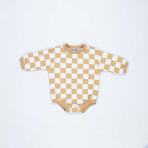 Checkmate Romper - Amber