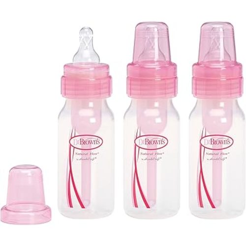Dr. Brown's Baby Bottles - Pink Bottles 4 Oz. 3 Pack
