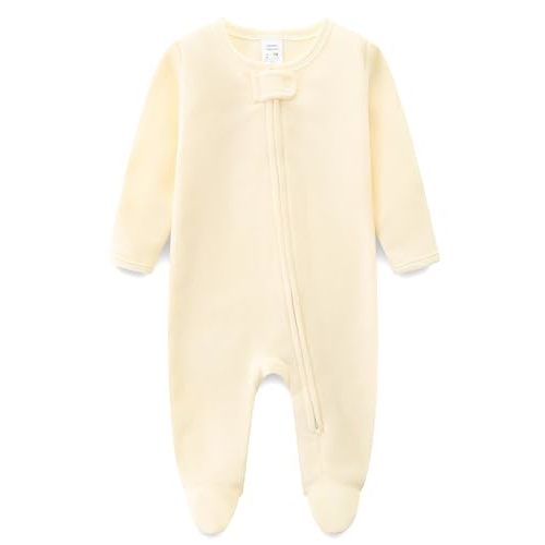 Baby Boy Girl Outfit First Christmas Footed Onesie Newborn Long Sleeve Romper Jumpsuit for Fall Winter Clothes