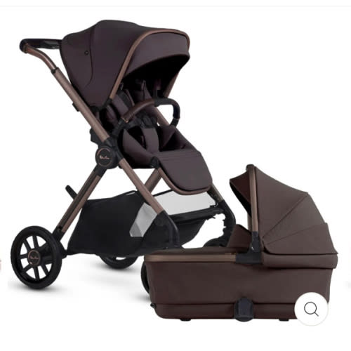 Silver Cross Reef 2 Stroller + Folding Bassinet