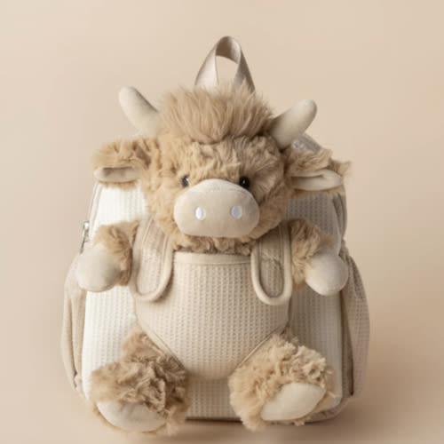 Moonkie Hug & Go™ Logan the Highland Cow