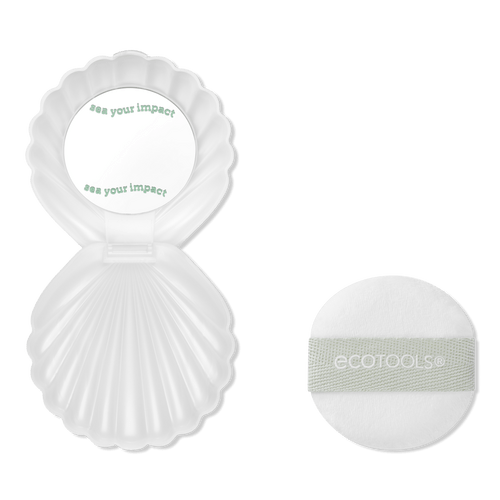 Sea Gems Pearl Powder Puff + Travel Case